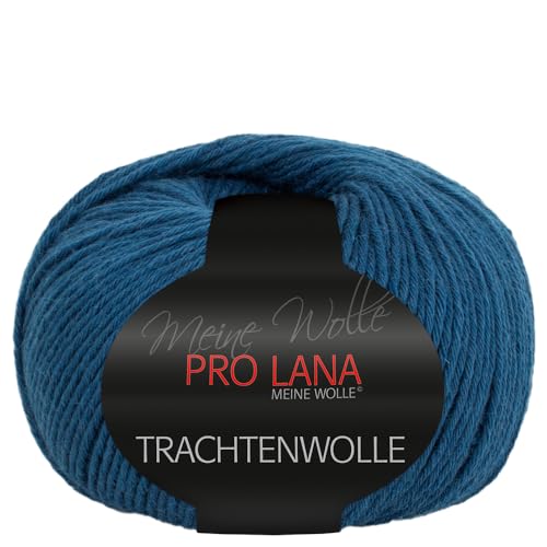 Frida's Wollhaus Pro Lana 100 g Trachtenwolle Schurwolle Stricken Häkeln Garn Wolle 15 Farben (55 | Jeans) von Frida's Wollhaus