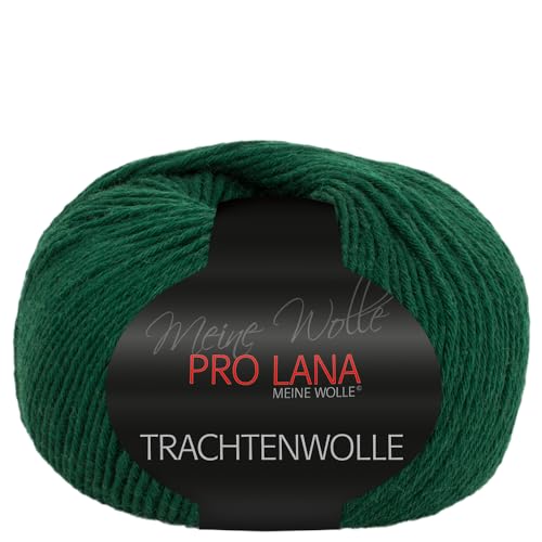 Frida's Wollhaus Pro Lana 100 g Trachtenwolle Schurwolle Stricken Häkeln Garn Wolle 15 Farben (70 | Tanne) von Frida's Wollhaus