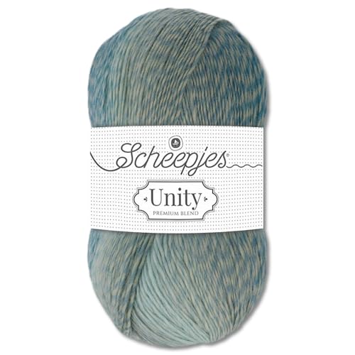 Frida's Wollhaus Scheepjes 100 g Unity (Our Tribe) Superwash Merinowolle Polyamid Stricken 37 Farben (970 | Cypress Textiles) von Frida's Wollhaus