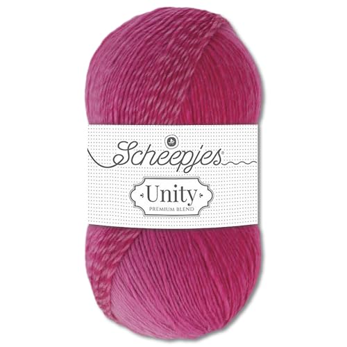 Frida's Wollhaus Scheepjes 100 g Unity (ehem. Our Tribe) Superwash Merinowolle Polyamid Stricken 37 Farben (979 | Heart) von Frida's Wollhaus