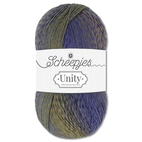 Frida's Wollhaus Scheepjes 100 g Unity (Our Tribe) Superwash Merinowolle Polyamid Stricken 37 Farben (964 | New Leaf) von Frida's Wollhaus