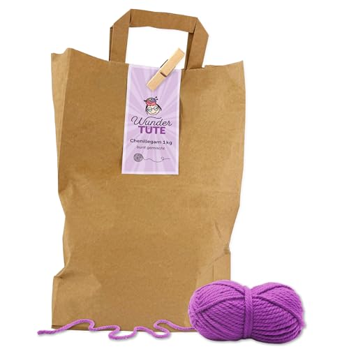 Frida's Wollhaus Wundertüte 1 kg Chenillegarn Wolle hochwertige Markenqualität Neuware Wollpaket Mischpaket Überraschung Garn Stricken Häkeln Frida's Wollhaus Wundertüte 1 kg Chenillegarn Wolle hochwertige Markenqualität Neuware Wollpaket Mischpaket Überraschung Garn Stricken Häkeln von Frida's Wollhaus