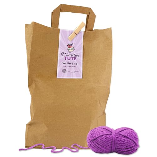 Frida's Wollhaus Wundertüte 5 kg Wolle Markenqualität Neuware Wollpaket Mischpaket Überraschung Garn Stricken Häkeln Frida's Wollhaus Wundertüte 5 kg Wolle Markenqualität Neuware Wollpaket Mischpaket Überraschung Garn Stricken Häkeln von Frida's Wollhaus