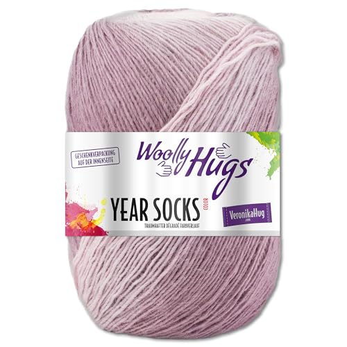 Frida's Wollhaus Woolly Hugs 100 g Year Socks Sockenwolle Sockengarn Farbverlauf 17 Farben (01 | Januar) von Frida's Wollhaus