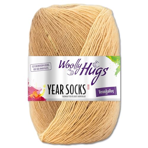Frida's Wollhaus Woolly Hugs 100 g Year Socks Sockenwolle Sockengarn Farbverlauf 17 Farben (03 | März) von Frida's Wollhaus