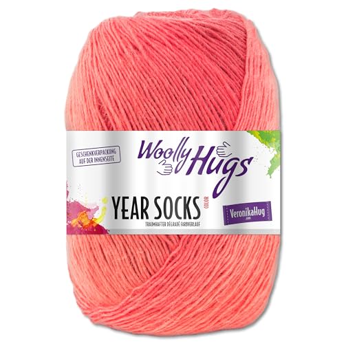 Frida's Wollhaus Woolly Hugs 100 g Year Socks Sockenwolle Sockengarn Farbverlauf 17 Farben (10 | Oktober) von Frida's Wollhaus