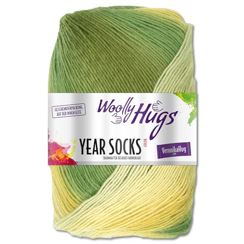 Frida's Wollhaus Woolly Hugs 100 g Year Socks Sockenwolle Sockengarn Farbverlauf 17 Farben (15 | Herbst) von Frida's Wollhaus