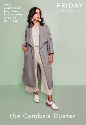 Friday Pattern Company Damen Schnittmuster Cambria Duster Friday Pattern Company Damen Schnittmuster Cambria Duster von FRIDAY pattern