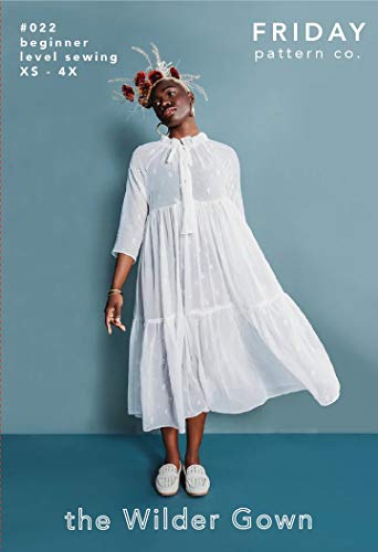Friday Pattern Company Wilder Kleidermuster, Marineblau von FRIDAY pattern