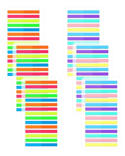 1800 Stück Haftstreifen, Klebezettel Klein, Seitenmarker, Halbtransparent Haftnotizen, Haftnotizen Tabs, Buch Markierung Sticker, Index Tabs, Haftnotizen zum Markieren und Hervorheben von Seiten(Bunt) 1800 Stück Haftstreifen, Klebezettel Klein, Seitenmarker, Halbtransparent Haftnotizen, Haftnotizen Tabs, Buch Markierung Sticker, Index Tabs, Haftnotizen zum Markieren und Hervorheben von Seiten(Bunt) von Friedwohl