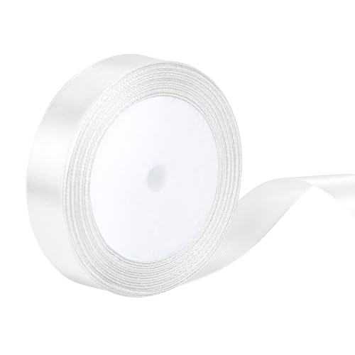 22 Meters Satinband weiß 20mm Breit, Dekoration Präsent Geschenkband Breit Schleifenband, weiß Dekoband, Stoffband für Hochzeit, Geburtstag Geschenke Der Valentinstag Verpackung von Geschenken 22 Meters Satinband weiß 20mm Breit, Dekoration Präsent Geschenkband Breit Schleifenband, weiß Dekoband, Stoffband für Hochzeit, Geburtstag Geschenke Der Valentinstag Verpackung von Geschenken von Friedwohl