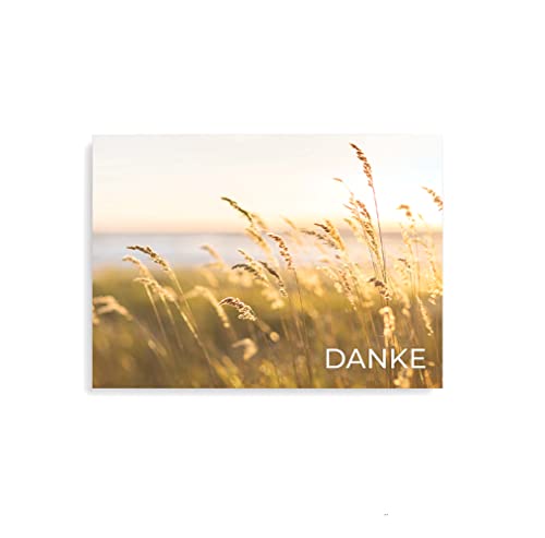 Friendly Fox Dankeskarten Feld, 12x Dankeschön Karten romantisch Landliebe, DIN A6 Klappkarte Danke mit Briefumschlag Friendly Fox Dankeskarten Feld, 12x Dankeschön Karten romantisch Landliebe, DIN A6 Klappkarte Danke mit Briefumschlag von Friendly Fox