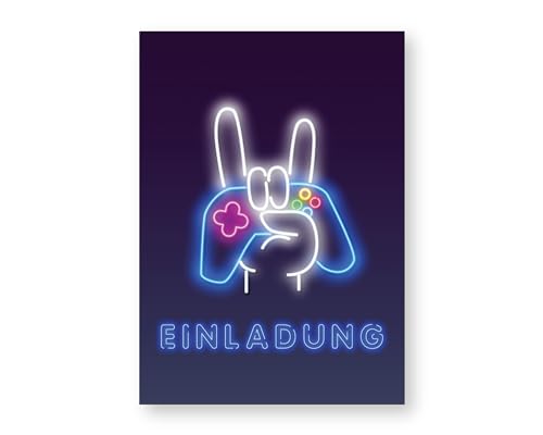 Friendly Fox Gaming Einladung, 12 Einladungskarten Kindergeburtstag Junge Mädchen, Geburtstagseinladungen DIN A6, Geburtstag Spieleabend Zocker Party Friendly Fox Gaming Einladung, 12 Einladungskarten Kindergeburtstag Junge Mädchen, Geburtstagseinladungen DIN A6, Geburtstag Spieleabend Zocker Party von Friendly Fox