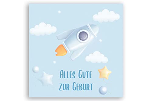 Friendly Fox Karte zur Geburt Junge, Geburtskarte, Karte zur Baby Geburt, Klappkarte mit Umschlag, Grußkarte Baby Glückwunsch Karte Geburt Junge Friendly Fox Karte zur Geburt Junge, Geburtskarte, Karte zur Baby Geburt, Klappkarte mit Umschlag, Grußkarte Baby Glückwunsch Karte Geburt Junge von Friendly Fox