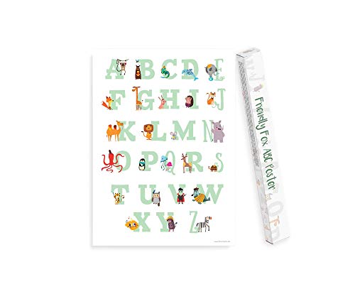 Friendly Fox Kinderzimmer Poster ABC, großes Buchstaben Poster für Kinder, ABC Poster für Kinder Lernposter Wandbild 50x70 Friendly Fox Kinderzimmer Poster ABC, großes Buchstaben Poster für Kinder, ABC Poster für Kinder Lernposter Wandbild 50x70 von Friendly Fox