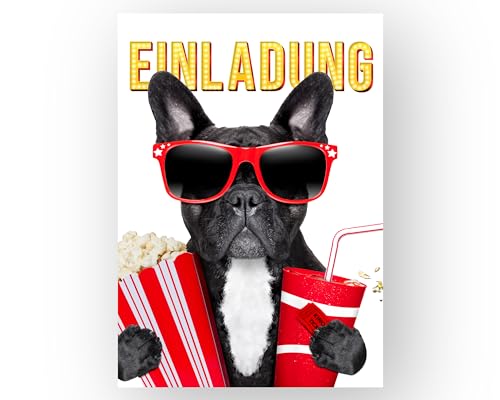 Friendly Fox Kino Einladung, 12 Einladungskarten Kindergeburtstag Kino, Geburtstagseinladungen Kino Geburtstag, Einladungen mit Umschlag Friendly Fox Kino Einladung, 12 Einladungskarten Kindergeburtstag Kino, Geburtstagseinladungen Kino Geburtstag, Einladungen mit Umschlag von Friendly Fox