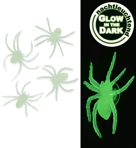 🕷️ Nachtleuchtende Deko-Spinnen für Halloween – 4er Set 🕷️ Nachtleuchtende Deko-Spinnen für Halloween – 4er Set von Fries