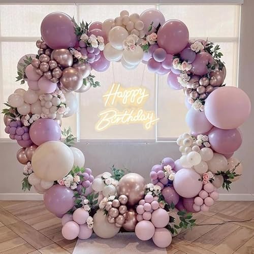 Luftballon Girlande Lila Rosa Geburtstagsdeko, Ballongirlande mit Luftballons Lila, Rosa, Sand Weiße und Rosegold, Ballonbogen Lila für Babyparty Deko, Birthday Decorations, Hochzeit, Baby Shower Deko Luftballon Girlande Lila Rosa Geburtstagsdeko, Ballongirlande mit Luftballons Lila, Rosa, Sand Weiße und Rosegold, Ballonbogen Lila für Babyparty Deko, Birthday Decorations, Hochzeit, Baby Shower Deko von Frigg