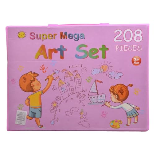 208-teiliges Kunstset mit aufklappbarer Staffelei – Komplettset mit Farben, Pinseln & Zubehör für Kinder & Erwachsene | ARTIMASTER 208-teiliges Kunstset mit aufklappbarer Staffelei – Komplettset mit Farben, Pinseln & Zubehör für Kinder & Erwachsene | ARTIMASTER von Frilla