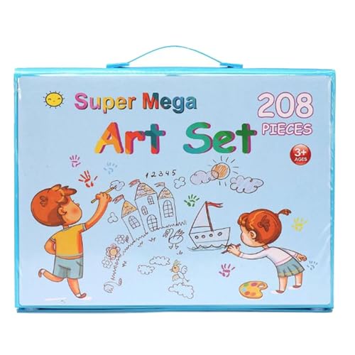 208-teiliges Kunstset mit aufklappbarer Staffelei – Komplettset mit Farben, Pinseln & Zubehör für Kinder & Erwachsene | ARTIMASTER 208-teiliges Kunstset mit aufklappbarer Staffelei – Komplettset mit Farben, Pinseln & Zubehör für Kinder & Erwachsene | ARTIMASTER von Frilla