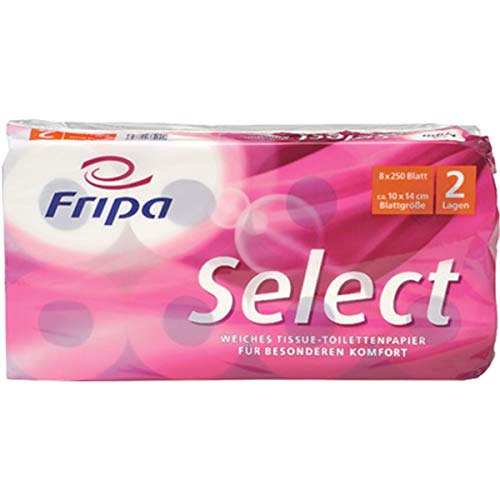 Fripa Toilettenpapier Select, 2lagig, hochweiß 1020806 Fripa Toilettenpapier Select, 2lagig, hochweiß 1020806 von Fripa Papierfabrik