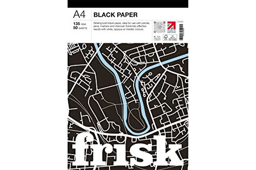 Frisk Black Pad 135gsm A4 50s von Frisk