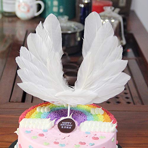 5 Stück Federflügel Cupcake-Picks für Kinder Dragees für Kuchen Dekoration für Geburtstagspartys Kuchen Karten zum Kochen weiß 5 Stück Federflügel Cupcake-Picks für Kinder Dragees für Kuchen Dekoration für Geburtstagspartys Kuchen Karten zum Kochen weiß von Frmarche