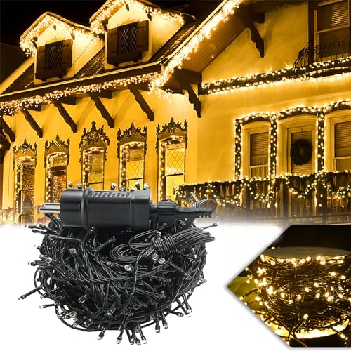Froadp LED Lichterkette 800 LEDs Lichterketten Vorhang Außen mit Stecker IP44 Wasserdicht WarmWeiß Weihnachtsbeleuchtung mit 8 Leuchtmodi Lampenkette für Innen Garten Hochzeit Weihnachten Party(80m) Froadp LED Lichterkette 800 LEDs Lichterketten Vorhang Außen mit Stecker IP44 Wasserdicht WarmWeiß Weihnachtsbeleuchtung mit 8 Leuchtmodi Lampenkette für Innen Garten Hochzeit Weihnachten Party(80m) von Froadp