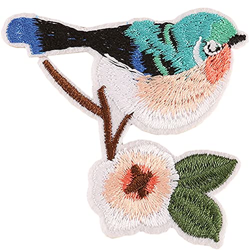Froiny 3D-Craft Nähen Gestickt Auf Applikationen Aufnäher Vögel Aufnäher Motiv Applikationen Kleidung Accesoires von Froiny
