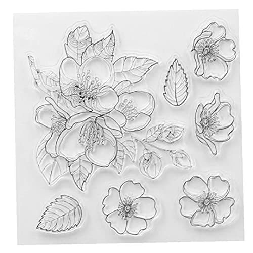 Froiny Blumen Transparenter Freie Silikon-Stempel Stirbt Set Für Scrapbooking Fotoalbum Dekoratives Stempel-Mold von Froiny