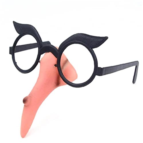 Froiny Party Gläser Hexe Nase Gläser Fancy Dress Lustige Augenglasrahmen Hexe Cosplay Requisiten Kostüm Zubehör von Froiny