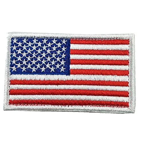 Gestickte Thema Amerikanische Flagge Gestickte Aufnäher Patriotic Usa Military Tactics Flecken-Eisen Auf Aufkleber Für Kleidung Jeans von Froiny