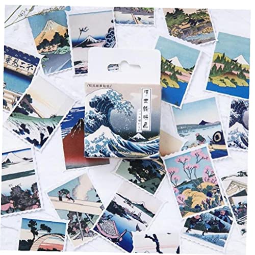 Japanische Welle Stücke Mini Papier Aufkleber Dekorative Stempel Journal Aufkleber Für Diy Scrapbooking Tagebuch Planer Album Notebook von Froiny