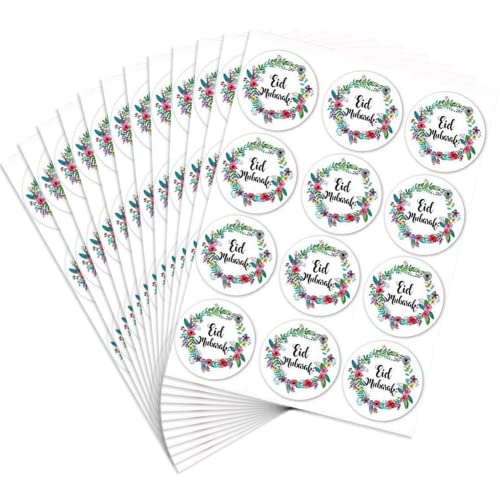 Ramadan Kareem Aufkleber 12pcs Eid Mubarak Geschenk Tag Für Eid Fitr Eid Adha Festival Dekoration von Froiny
