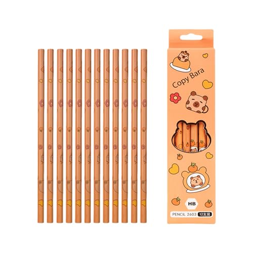 Frotox 12 PCs/Set Tierstifte Mit Radiergummi Zeichnenstiften Schreiben Von Bleistiften Schulbürovorräte Für Malerei Skizzieren von Frotox