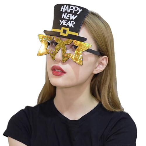 Lustige Neujahrskostüm Accessoires Brillen Perfekt Für Karnevalspartys Neujahrsfeiern Sonnenbrillen Partydekorationen Lustige Partybrillen Feiertagsbrillen Partybrillen Feier von Frotox