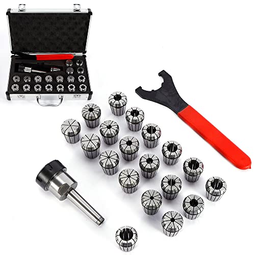 21Tlg MK2 MT2 ER32 M10 Spannzangen Satz Spanner CNC Werkzeug Spannzangenfutter Spannzangenfutter Federstahl Spannzange für CNC Graviermaschine und Fräsdrehwerkzeug von Froulaland