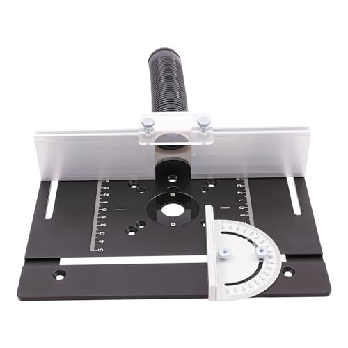 Froulaland Router-Tisch-Einsatzplatte, Aluminiumlegierung Holz Fräsen Flip Board, Trimmen Werkzeuge Holzbearbeitung Graviermaschine Plate Frästisch Einlegeplatte Oberfräsen, Schwarz Froulaland Router-Tisch-Einsatzplatte, Aluminiumlegierung Holz Fräsen Flip Board, Trimmen Werkzeuge Holzbearbeitung Graviermaschine Plate Frästisch Einlegeplatte Oberfräsen, Schwarz von Froulaland