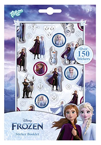 Frozen Stickerheft mit über 175 zauberhaften Stickern von Anna & Elsa, für Scrapbooking und Bastelarbeiten von Totum