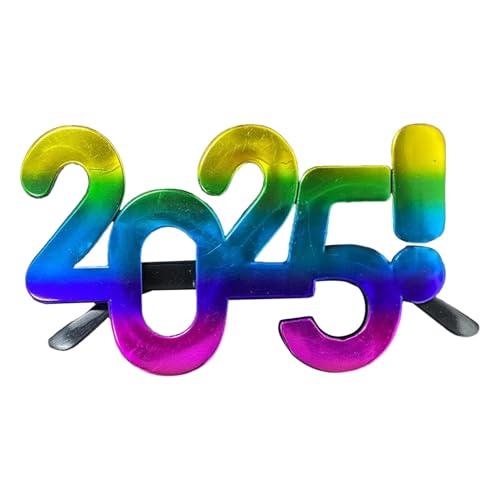 2025 Brille | Kreative lustige Zahlenbrille für Silvester | Festliche Fotografie Requisiten und Weihnachtsdekorationen für Partys und Feiertagsfeiern 2025 Brille | Kreative lustige Zahlenbrille für Silvester | Festliche Fotografie Requisiten und Weihnachtsdekorationen für Partys und Feiertagsfeiern von Fruusv