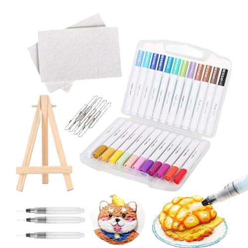 Fruusv Foam Texture Painting Kit, 3D Drawing Paper and Creative Art Tools, Fun Craft Supplies Set Kids, Teenagers Ideal for Artistic Play, Learning, School Projects, Weight 215g Fruusv Foam Texture Painting Kit, 3D Drawing Paper and Creative Art Tools, Fun Craft Supplies Set Kids, Teenagers Ideal for Artistic Play, Learning, School Projects, Weight 215g von Fruusv