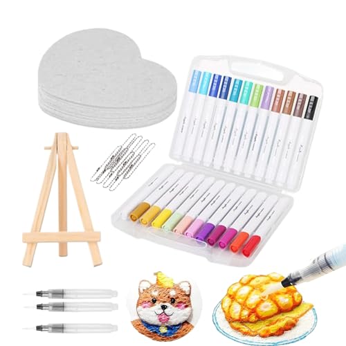 Fruusv Foam Texture Painting Kit, 3D Drawing Paper and Creative Art Tools, Fun Craft Supplies Set Kids, Teenagers Ideal for Artistic Play, Learning, School Projects, Weight 215g Fruusv Foam Texture Painting Kit, 3D Drawing Paper and Creative Art Tools, Fun Craft Supplies Set Kids, Teenagers Ideal for Artistic Play, Learning, School Projects, Weight 215g von Fruusv