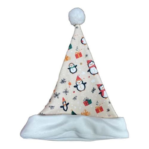 Fruusv Lustige Weihnachtsmütze, Cartoon-Weihnachtsmannmütze, Festival-Winterdekoration, Urlaubsverzierung für Weihnachtsbaum, Foto-Requisite, Urlaubskostüm-Zubehör für Weihnachtsfeiern, lustige von Fruusv