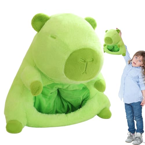 Fruusv Plüsch Capybara Kopfbedeckung, niedliche gefüllte Capybara-Kopfmaske, entzückende und realistische Neuheit Spiel Requisiten für Halloween, Weihnachten, Cosplay-Kostüm-Zubehör, 38 x 35 cm, Fruusv Plüsch Capybara Kopfbedeckung, niedliche gefüllte Capybara-Kopfmaske, entzückende und realistische Neuheit Spiel Requisiten für Halloween, Weihnachten, Cosplay-Kostüm-Zubehör, 38 x 35 cm, von Fruusv