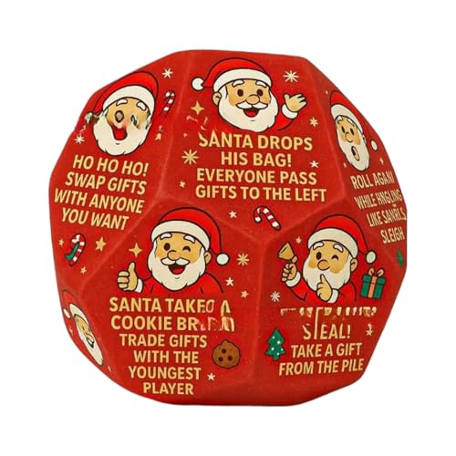 Fruusv Weihnachtstausch-Würfel, Familienspiel, Kinder, Weihnachtsmann-Würfel, Urlaubsspiel, Gastgeschenke für Frauen, Erwachsene, , Aktivität, Familie, Nacht, Party, Feier Fruusv Weihnachtstausch-Würfel, Familienspiel, Kinder, Weihnachtsmann-Würfel, Urlaubsspiel, Gastgeschenke für Frauen, Erwachsene, , Aktivität, Familie, Nacht, Party, Feier von Fruusv
