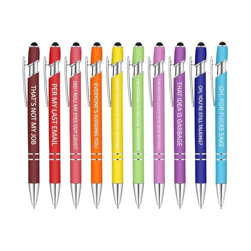 Inspirierende Stifte, Kreativer Kugelschreiber, Motivierender Signaturstift, Metall-Kugelschreiber, Signaturstift für Studenten, Professionelle Schreibstifte, Inspirierende Schreibwerkzeuge für von Fruusv