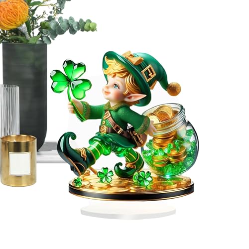 Leprechaun Desk Sign, 2D Acrylic Leprechaun Decor, Flat Shelf Leprechaun Figure, Decorative Leprechaun Collectible, Acrylic Leprechaun Home Decor, Leprechaun Room Decoration Sign Leprechaun Desk Sign, 2D Acrylic Leprechaun Decor, Flat Shelf Leprechaun Figure, Decorative Leprechaun Collectible, Acrylic Leprechaun Home Decor, Leprechaun Room Decoration Sign von Fruusv