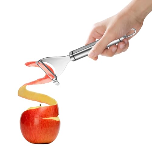 Fsahiuf Edelstahl-Sparschäler, Ergonomisch, für Kartoffeln und Gemüse,Sparschäler,Kartoffelschäler,Schäler,Gemüseschäler Fsahiuf Edelstahl-Sparschäler, Ergonomisch, für Kartoffeln und Gemüse,Sparschäler,Kartoffelschäler,Schäler,Gemüseschäler von Fsahiuf