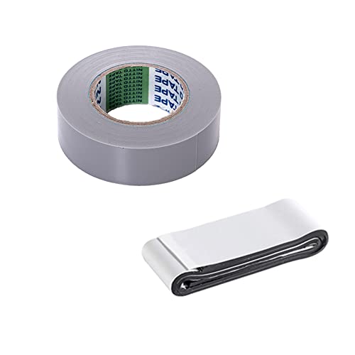 FuKuEn Wasserdichtes Panzertape Extra Stark Reparaturband 1.9cmx10m Klebeband mit 3cmx50cm Butylkautschuk Klebeband Abdichten Isolierung Elektroschlauch FuKuEn Wasserdichtes Panzertape Extra Stark Reparaturband 1.9cmx10m Klebeband mit 3cmx50cm Butylkautschuk Klebeband Abdichten Isolierung Elektroschlauch von FuKuEn