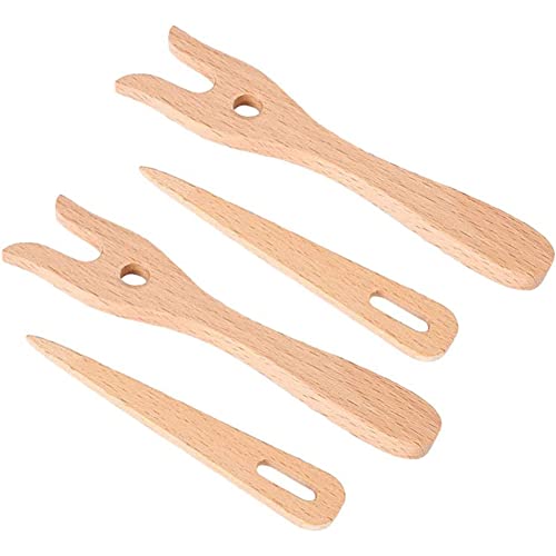Fubdnefvo 2Sets Holzkordel-, Strickgabel mit ÖSennadel, Tragbare Geflochtene Strickgabel für ÜBungs- und Bastelbedarf Fubdnefvo 2Sets Holzkordel-, Strickgabel mit ÖSennadel, Tragbare Geflochtene Strickgabel für ÜBungs- und Bastelbedarf von Fubdnefvo